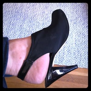Bandolino Patent Heel Peep-toe Sling Pumps 7.5